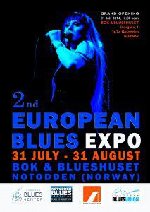 2nd EUROPEAN BLUES EXPO POSTER-FLYER