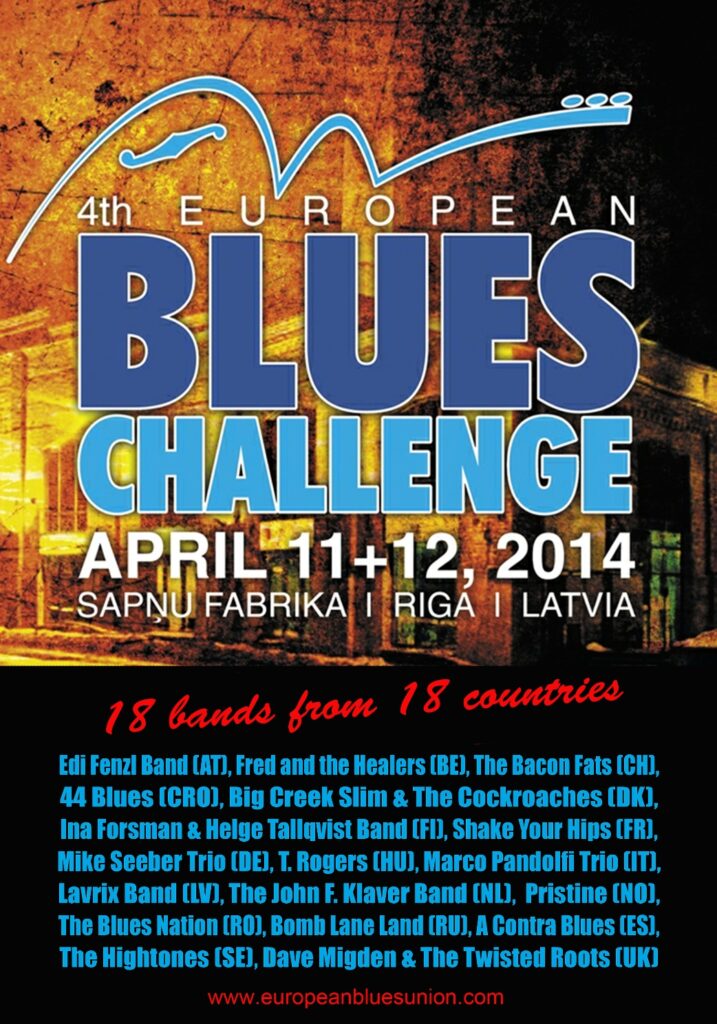 4th edition of European Blues Challenge in Riga