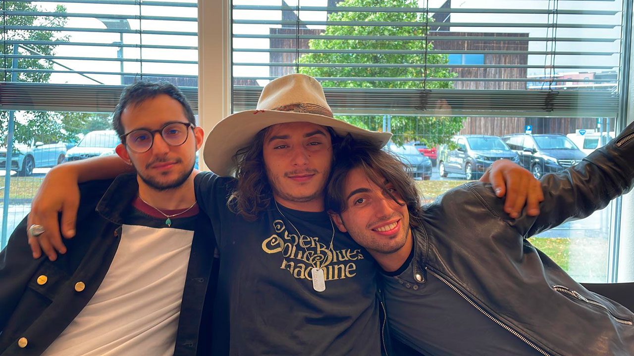 Three Crazy Italians at the Little Steven Blues School