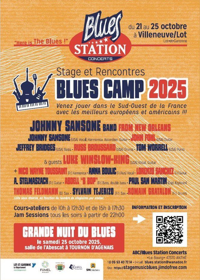 Blues Camp France 2025
