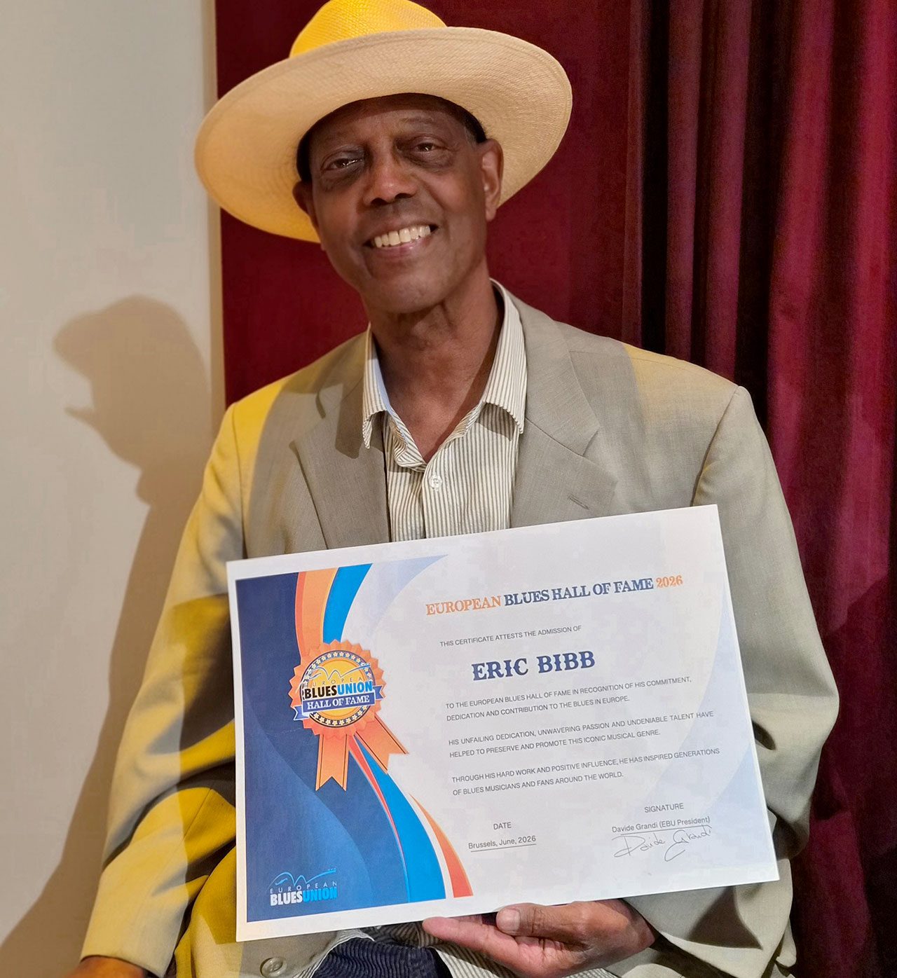 Eric Bibb_European Blues Hall Of Fame