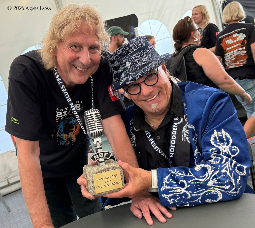 Kjell and Jostein-Notodden Blues Festival Award